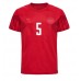 Denemarken Joakim Maehle #5 Voetbalkleding Thuisshirt WK 2022 Korte Mouwen